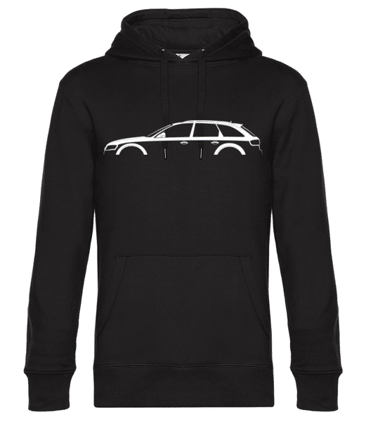 'Audi A4 Allroad (B8)' Silhouette - Sweat à capuche premium Unisexe - Noir - Devant
