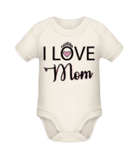 I Love Mom - Organic Baby Body - Cream - Front