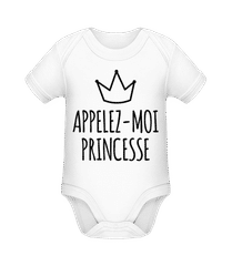 Appelez-Moi Princesse · Body manches courtes bio