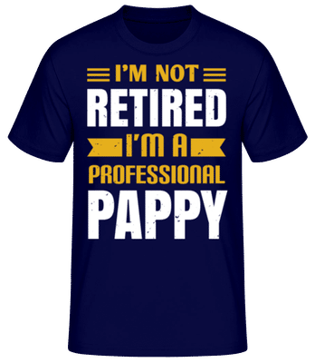 I'm A Professional Pappy - Pánske basic tričko - Namornícka modrá - Predné