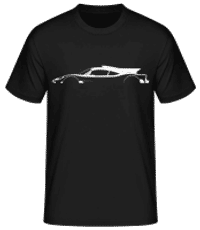 'Mercedes-AMG One' Silhouette - T-shirt standard Homme - Noir - Devant