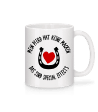Mein Pferd Hat Special Effects - Tasse - Weiß - Vorne
