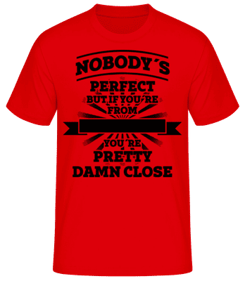 Nobody's Perfect But 1 - T-shirt standard Homme - Rouge - Devant