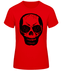 Skull Black Grey · Women's B&C T-Shirt