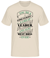 Motiv Best Boss Ever · Männer Basic T-Shirt