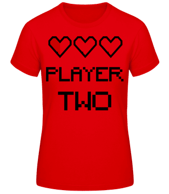 Player Two - T-shirt standard Femme - Rouge - Devant