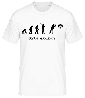Darts Evolution - T-shirt standard Homme - Blanc - Devant