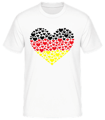 Herz Deutschland · Männer Basic T-Shirt