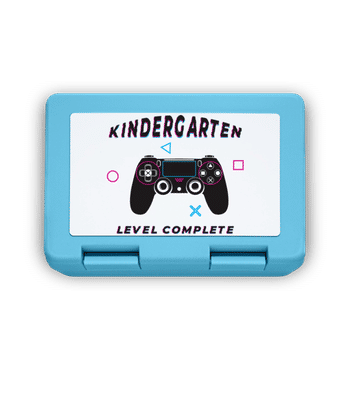 Kindergarten Level Complete - Brotdose - Hellblau - Vorne