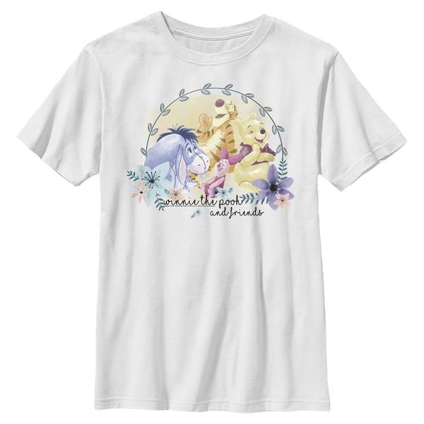 Aperçu: Disney - Winnie l'ourson - Skupina Winnie and Friends - Enfant T-shirt - Blanc - Devant