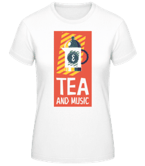 Tea And Music · Women's Basic T-Shirt