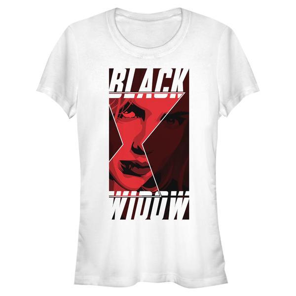 Aperçu: Marvel - Black Widow - Black Widow Widow Square - Femme T-shirt - Blanc - Devant