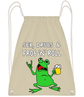 Sex Drugs & Frog'n'Roll - Gym bag - Cream - Front