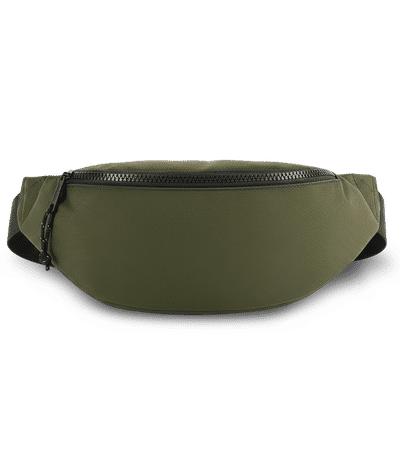 BagBase Bum Bag - Green - Front