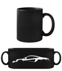 'McLaren 570S' Silhouette · Schwarze Tasse