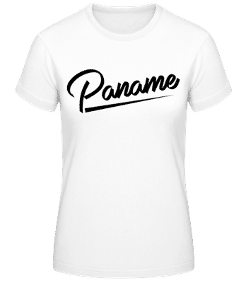 Paname - T-shirt standard Femme - Blanc - Devant