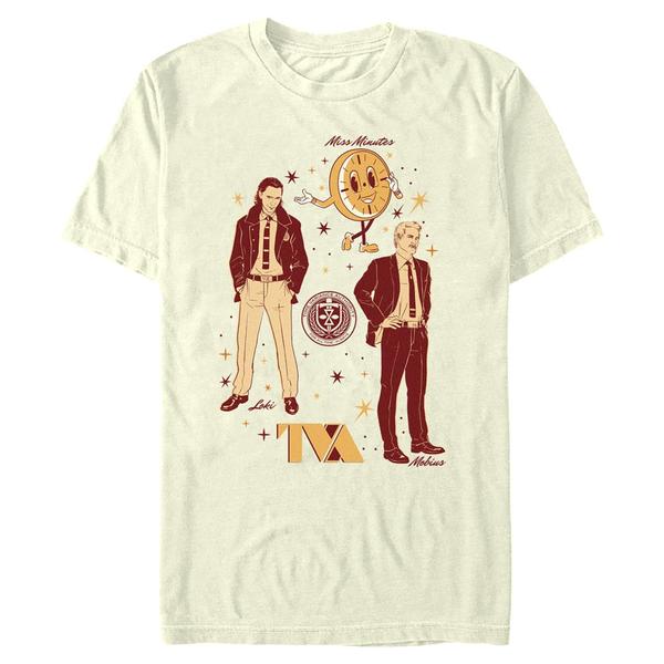 Preview: Marvel - Loki - Loki For All Time - Men's T-Shirt - Cream - Front