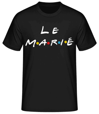 Le Marié - T-shirt standard Homme - Noir - Devant