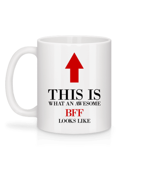 Aperçu: Awesome BFF - Mug en céramique blanc - Blanc - Derrière