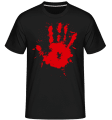 Blutiger Handabdruck · Shirtinator Männer T-Shirt Blutiger Handabdruck · Shirtinator Männer T-Shirt