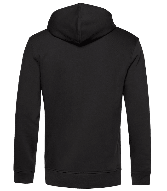 Aperçu: Sweat à capuche bio unisexe zippé B&C - Noir - Derrière