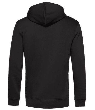 Sweat à capuche bio unisexe zippé B&C - Noir - Derrière