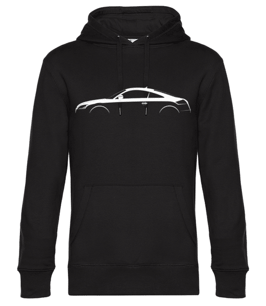 'Audi TT 2006' Silhouette - Sweat à capuche premium Unisexe - Noir - Devant