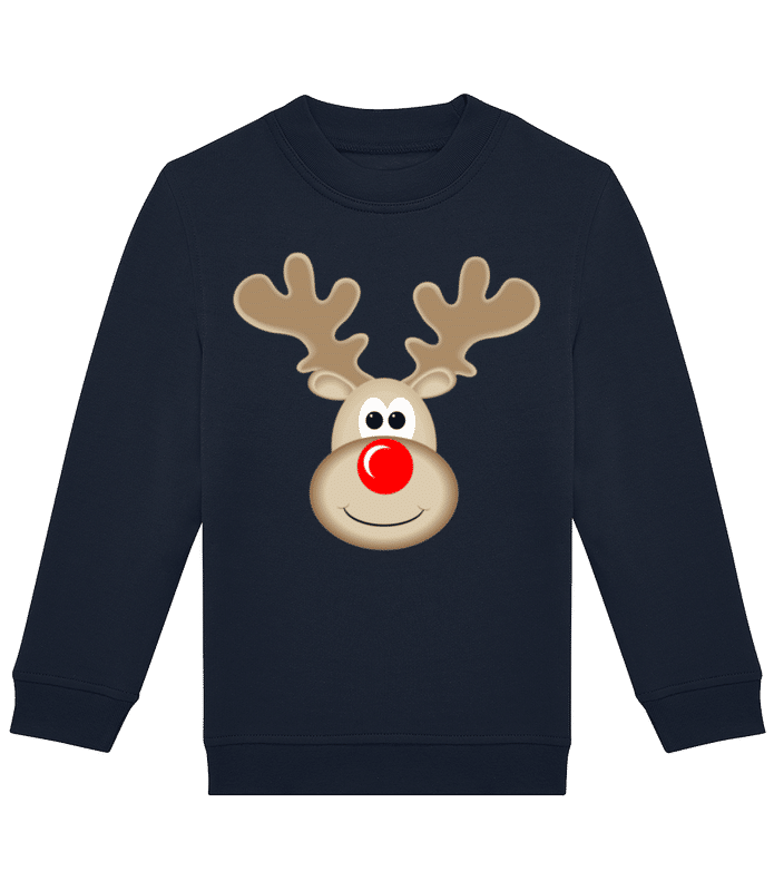 Náhled: sobi Logo - Dětská standardní mikina - Namořnická modrá - Napřed