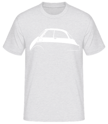 'BMW Isetta' Silhouette - Men's Basic T-Shirt - Heather grey - Front
