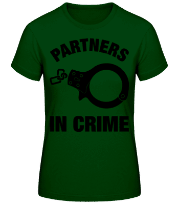 Partners In Crime - T-shirt standard Femme - Vert bouteille - Devant