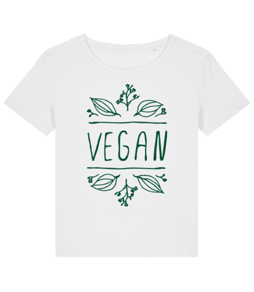 Aperçu: Signe Végétalien - T-shirt bio Femme Stanley Stella 2.0 - Blanc - Devant