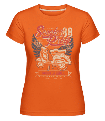 Scooter Pride -  T-shirt Shirtinator femme - Orange - Devant