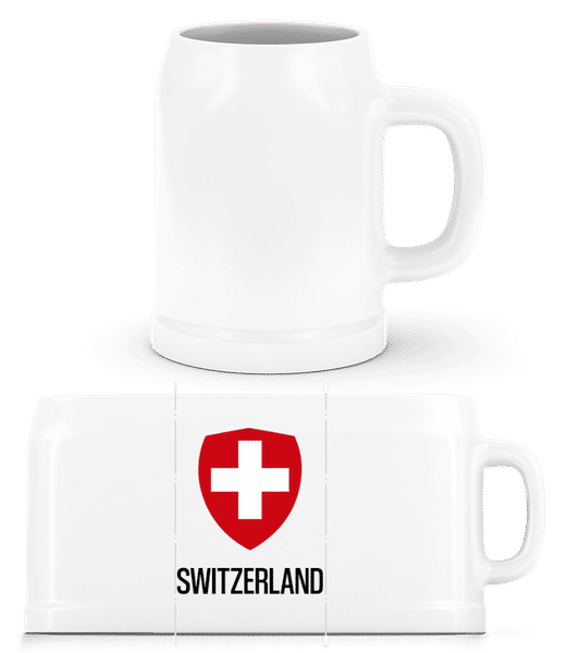 Aperçu: Switzerland - Chope de bière - Blanc - Devant