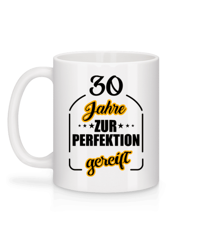 Vorschau: 30 Jahre Gereift - Tasse - Weiß - Hinten