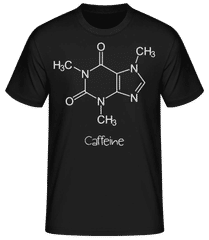 Caffeein Chemische Formel · Männer Basic T-Shirt
