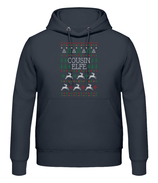 Aperçu: Cousin Elfe - Sweat à capuche Homme - Anthracite - Devant