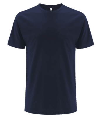T-shirt bio Homme EarthPositive - Bleu marine - Devant