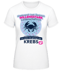 Sternzeichen Krebs Blau · Frauen T-Shirt B&C
