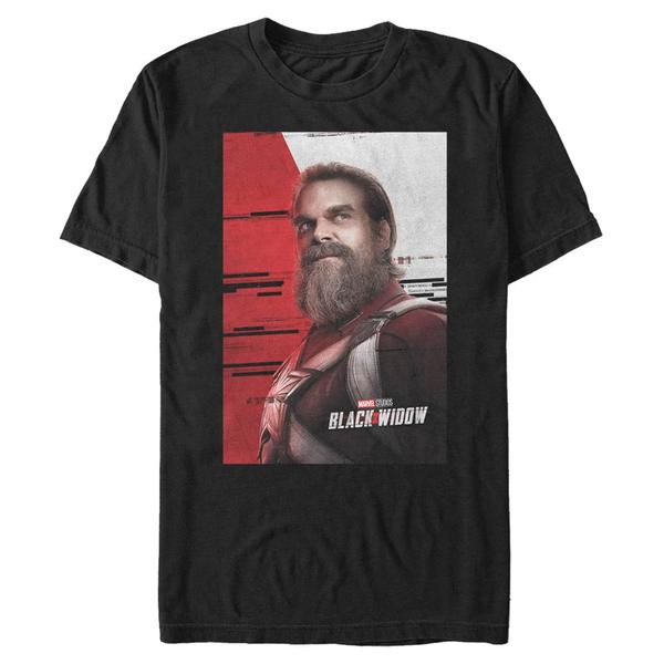 Aperçu: Marvel - Black Widow - Gardien rouge Guardian Portrait - Homme T-shirt - Noir - Devant