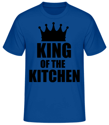 King Of The Kitchen Black - Men's Basic T-Shirt - Royal blue - Front