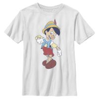 Disney - Pinocchio - Pinocchio Vintage - Kids T-Shirt - White - Front