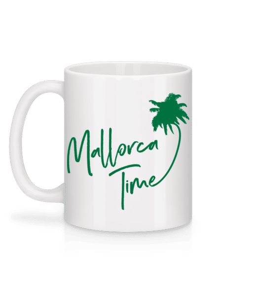 Vorschau: Mallorca Time - Tasse - Weiß - Hinten