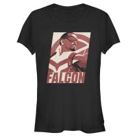Marvel - Falcon a Zimný vojak - Falcon Poster - Dámske Tričko - Čierna - Predné
