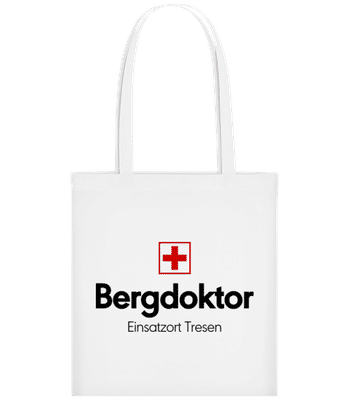 Bergdoktor Einsatzort Tresen - Stofftasche - Weiß - Vorne
