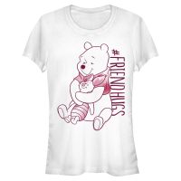Disney - Winnie Pooh - Pú & prasátko Piglet Pooh Hugs - Mujeres Camiseta - Blanco - delante