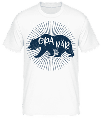 Opa Bär Blau · Männer Basic T-Shirt