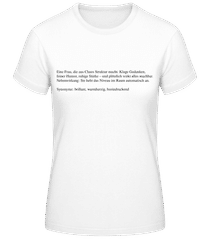 Frauenname Template · Frauen T-Shirt B&C