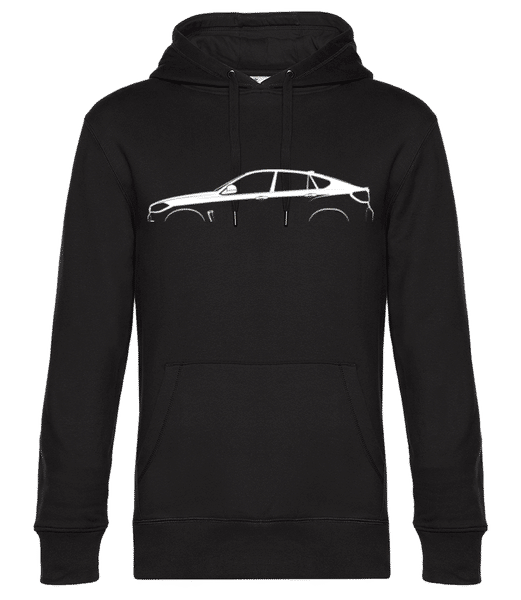 Aperçu: 'BMW X6 M (F86)' Silhouette - Sweat à capuche premium Unisexe - Noir - Devant