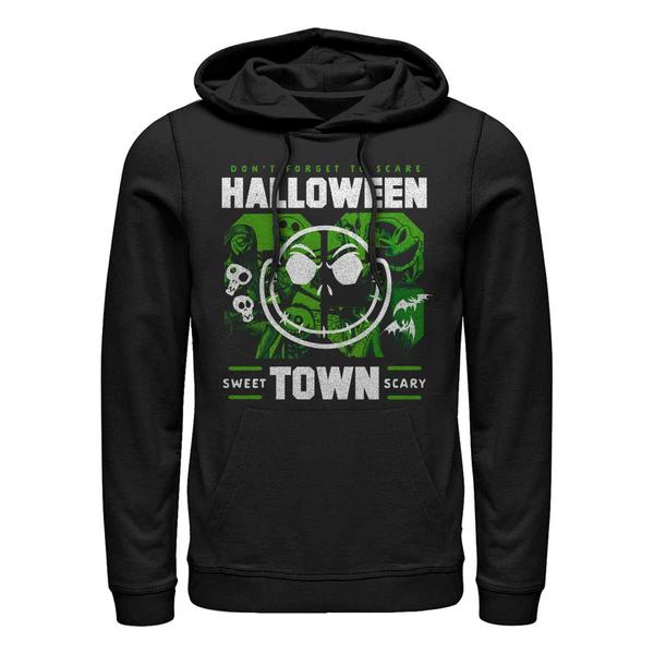Aperçu: Disney Classics - L'étrange Noël de monsieur Jack - Jack Halloweentown College - Halloween - Unisex Sweat à capuche - Noir - Devant