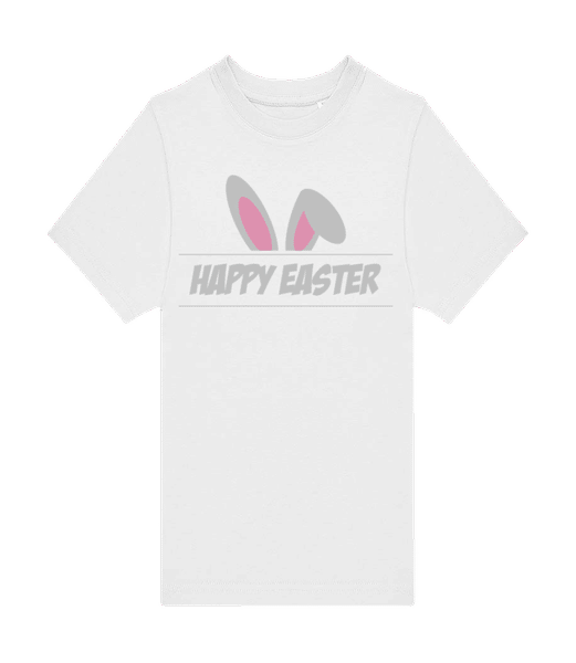 Aperçu: Happy Easter Logo Grey - T-shirt homme B&C - Blanc - Devant